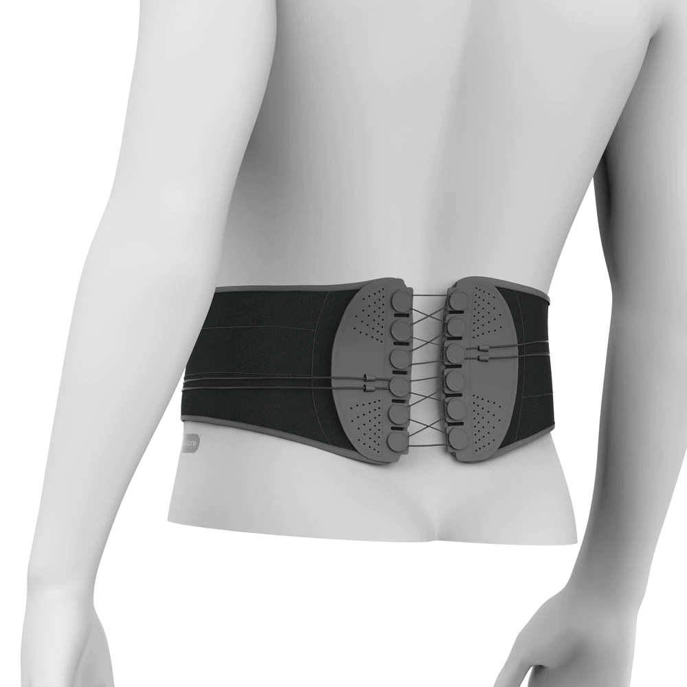 BIOSKIN Soporte lumbar para la espalda – Proporciona soporte de espalda  baja, alivio del dolor de ciática, hernia discal y esguinces de espalda